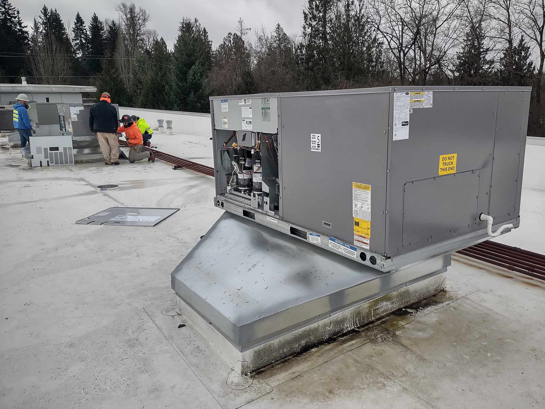 Carrier rooftop unit installed for America's Best
