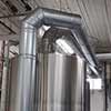 Fast Fashion Brewing equipment with venting ductwork