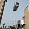 Fire Station Rooftop ERV installation