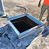 adaptor curb for exhaust fan