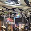 Seattle Glass Blowing studio with exposed spiral ductwork