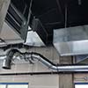 Farine Bakery spiral ductwork installation