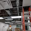 Ductwork installment in process